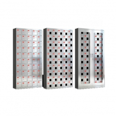 Modern Steel Lockers , Base Included, 50