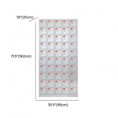 Modern Steel Lockers , Base Included, 50