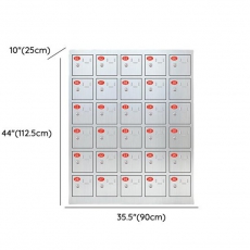 Modern Steel Lockers , Base Included, 50