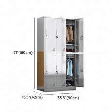 Commercial Locker with Shoe Storage, Ventilated Door and 9 Compartments