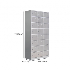 Commercial Locker with Shoe Storage, Ventilated Door and 9 Compartments