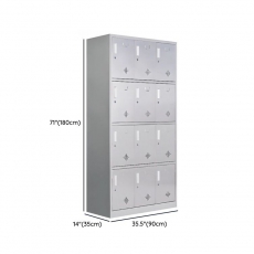 Commercial Locker with Shoe Storage, Ventilated Door and 9 Compartments