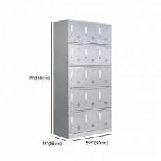 Commercial Locker with Shoe Storage, Ventilated Door and 9 Compartments