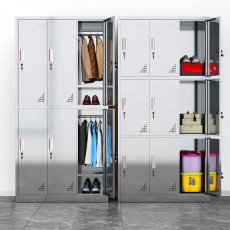 Commercial Locker with Shoe Storage, Ventilated Door and 9 Compartments