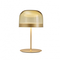 Mushroom Glass LED Metal Table Lamp