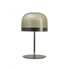 Mushroom Glass LED Metal Table Lamp