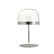 Mushroom Glass LED Metal Table Lamp