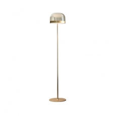 Mushroom Glass LED Metal Floor Lamp