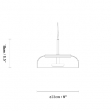 Glass LED Pendent Light