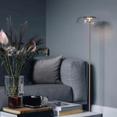 Glass LED Floor Lamp